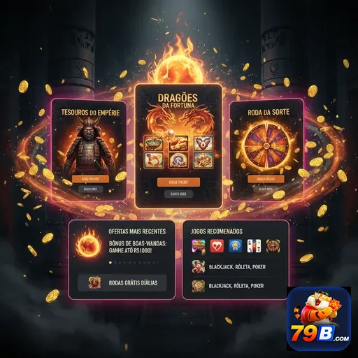 Interface VIP da 79b com jogos e bônus exclusivos.