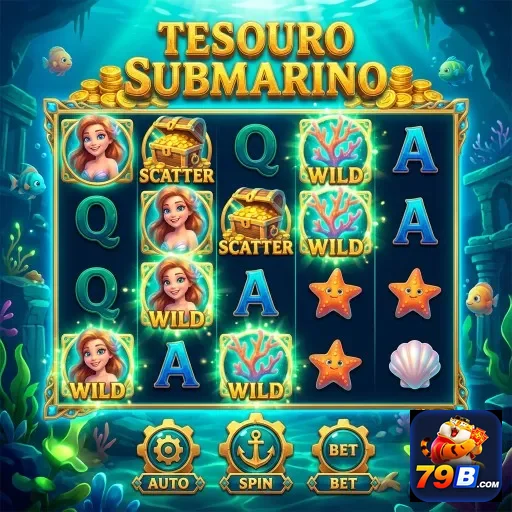 Imagem do jogo Tesouro Submarino na 79b com recursos interativos.